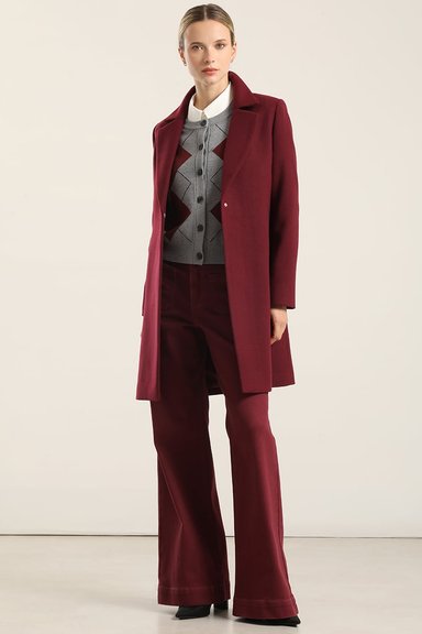 CARDIGAN PUNTO, ROMBO LUREX, GRIS LIOLA - 2