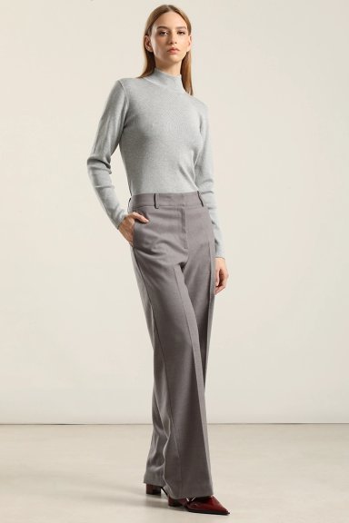 PANTALON ANCHO, TIRO ALTO, GRIS LIOLA - 3