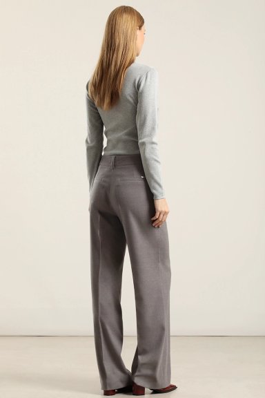 PANTALON ANCHO, TIRO ALTO, GRIS LIOLA - 6