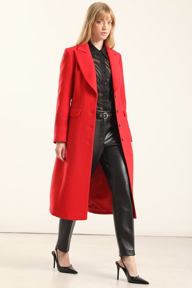 ABRIGO LARGO LAZADA, MUFLON ROJO LIOLA - 4