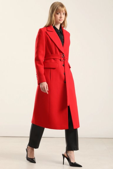 ABRIGO LARGO LAZADA, MUFLON ROJO LIOLA - 7