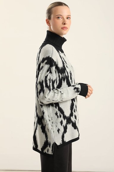 JERSEY PUNTO FANTASIA LUREX, NEGRO LIOLA - 1