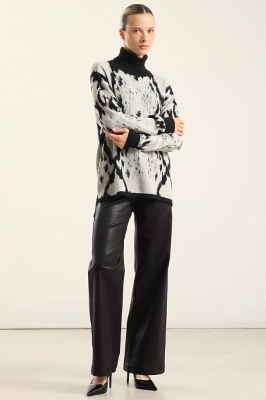 JERSEY PUNTO FANTASIA LUREX, NEGRO LIOLA - 2
