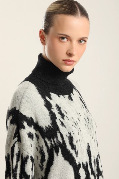 JERSEY PUNTO FANTASIA LUREX, NEGRO LIOLA - 3