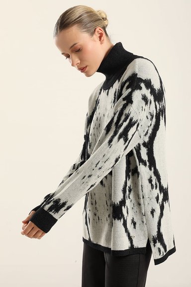JERSEY PUNTO FANTASIA LUREX, NEGRO LIOLA - 6
