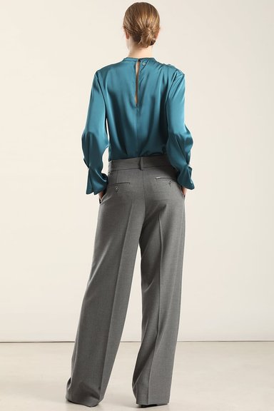 PANTALON RECTO FANTASIA MELANGE, GRIS LIOLA - 6