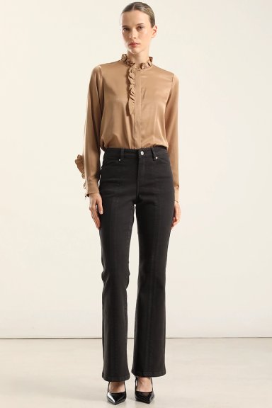 JEANS COLOR BOOTCUT, NEGRO LIOLA - 1