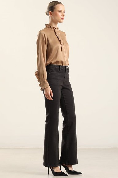 JEANS COLOR BOOTCUT, NEGRO LIOLA - 3