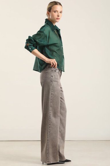JEANS COLOR STRAIGHT, PROCESASO, GRIS LIOLA - 2