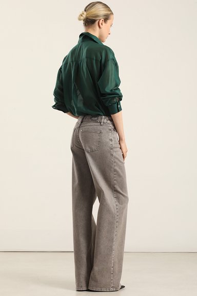JEANS COLOR STRAIGHT, PROCESASO, GRIS LIOLA - 7