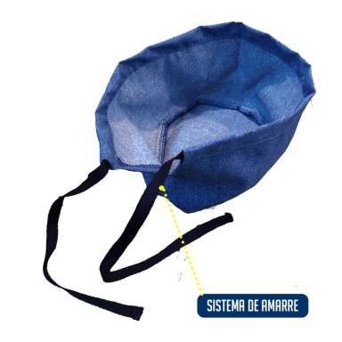 COFIA GORRO CLINICO AMARRE ANTIFLUIDO LAVABLE JEANS MIKE'S - 3