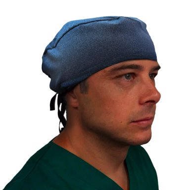 COFIA GORRO CLINICO AMARRE ANTIFLUIDO LAVABLE JEANS MIKE'S - 4