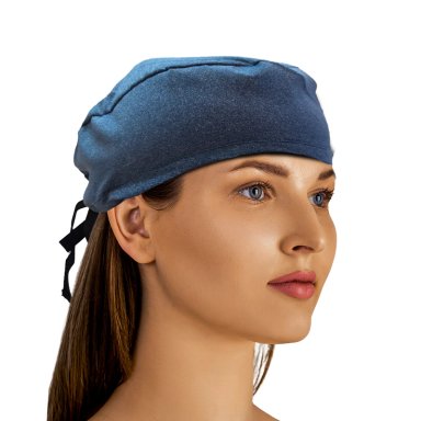 COFIA GORRO CLINICO AMARRE ANTIFLUIDO LAVABLE JEANS MIKE'S - 5