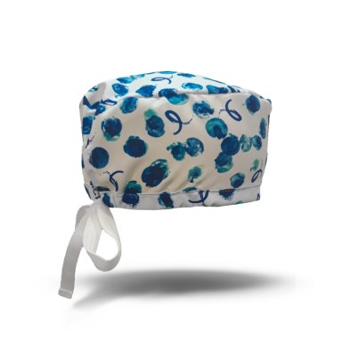 COFIA GORRO CLINICO AMARRE ANTIFLUIDO LAVABLE MIKES ARANDANO - 1