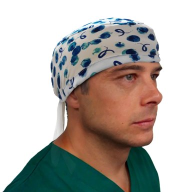 COFIA GORRO CLINICO AMARRE ANTIFLUIDO LAVABLE MIKES ARANDANO - 2