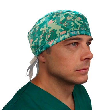 COFIA GORRO CLINICO AMARRE ANTIFLUIDO LAVABLE VERDE MIKE`S - 2