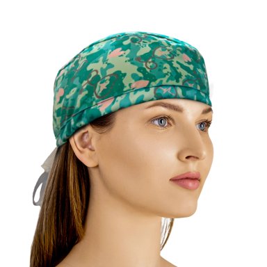 COFIA GORRO CLINICO AMARRE ANTIFLUIDO LAVABLE VERDE MIKE`S - 3
