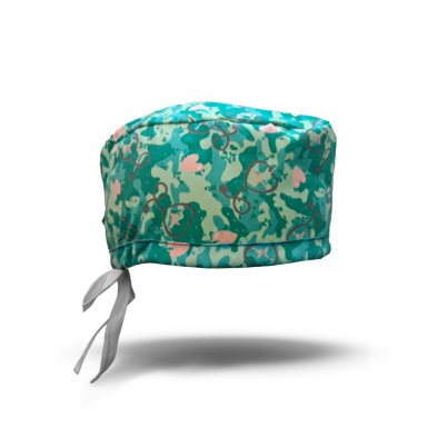 COFIA GORRO CLINICO AMARRE ANTIFLUIDO LAVABLE VERDE MIKE`S - 5