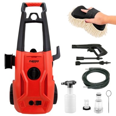 HIDROLAVADORA NAPPO 1800W JABONERA 5MTS MANGUERA - 1