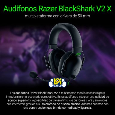 AUDÍFONOS GAMER RAZER HEADSET BLACKSHARK V2 X - 5