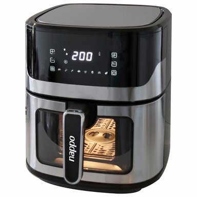 FREIDORA DE AIRE DIGITAL NAPPO TURBO FRYER XL 7L 1600W VISOR - 2