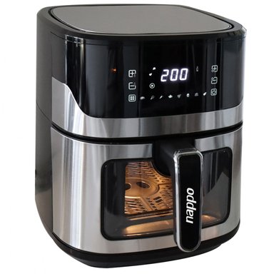 FREIDORA DE AIRE DIGITAL NAPPO TURBO FRYER XL 7L 1600W VISOR - 3