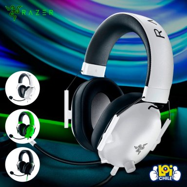 AUDÍFONOS GAMER RAZER HEADSET BLACKSHARK V2 X BLANCO - 8