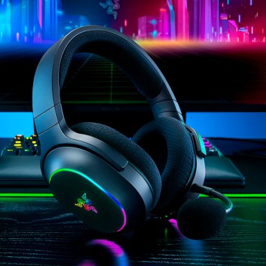 AUDIFONOS GAMER RAZER BARRACUDA X CHROMA BLACK - 9