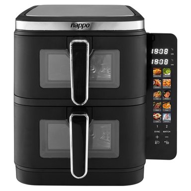 FREIDORA DE AIRE NAPPO DOBLE CESTA 11L PANEL DIGITAL 2800W - 2