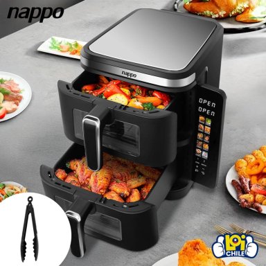 FREIDORA DE AIRE NAPPO DOBLE CESTA 11L PANEL DIGITAL 2800W - 7