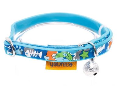 COLLAR GATOS CARTOON WINPET CELESTE - 1