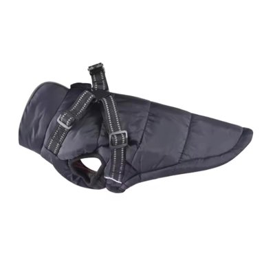 PARKA IMPERMEABLE PARA PERROS CON ARNE S REFLECTANTE - M - 2