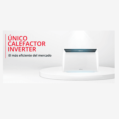 ESTUFA CALEFACTOR KALTEMP ELÉCTRICO WALLY INVERTER 1000 BLANCO - 3