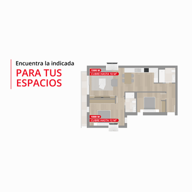 ESTUFA CALEFACTOR KALTEMP ELÉCTRICO WALLY INVERTER 1000 BLANCO - 7