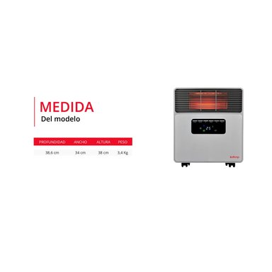 Estufa Infrarroja IR04 con Purificador de Aire + Wi-Fi | Hasta 60 m² - 8