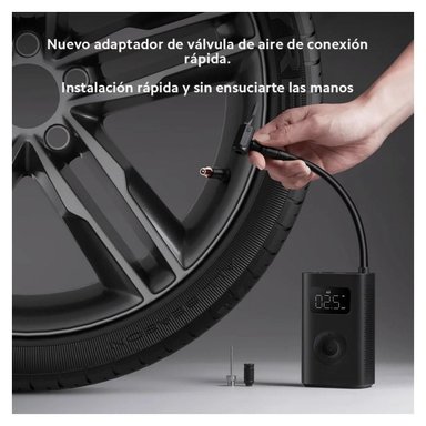 XIAOMI MINI COMPRESOR MI PORTABLE AIR PUMP 2 - INFLADOR ELÉCTRICO - 7