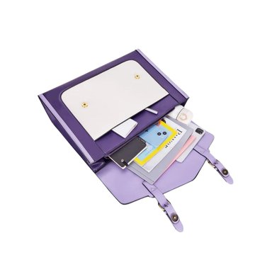 ECOSUSI MALETÍN Y MOCHILA JULIE PARA NOTEBOOK 15,6” - MORADO - 4