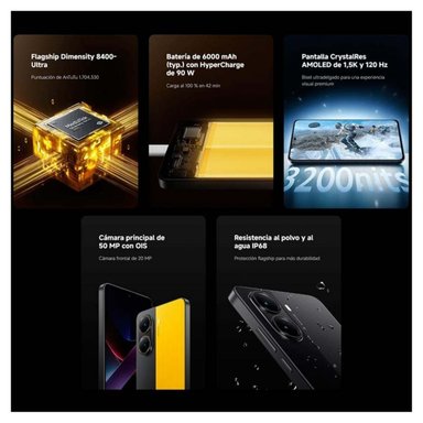 XIAOMI POCO X7 PRO 5G 12GB + 512GB NEGRO - 6