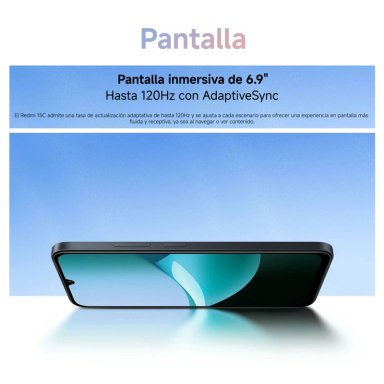XIAOMI REDMI 15C 4G LTE 8GB + 256GB NEGRO OCASO - 3