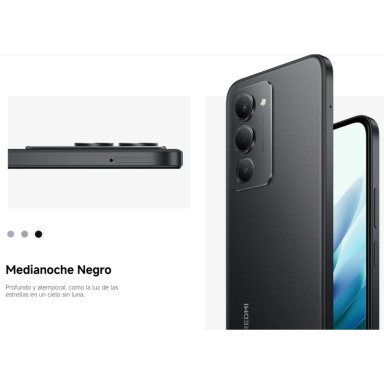XIAOMI REDMI 15 4G LTE 8GB + 256GB NEGRO MEDIANOCHE - 8