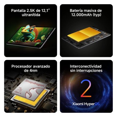 XIAOMI REDMI PAD 2 PRO 12,1' 6GB + 128GB GRIS GRAFITO - 2