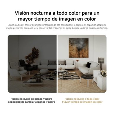 XIAOMI CAMARA DE SEGURIDAD C201 1080P WIFI 6 VISION NOCTURNA BLANCO - 3