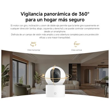 XIAOMI CAMARA DE SEGURIDAD C201 1080P WIFI 6 VISION NOCTURNA BLANCO - 8