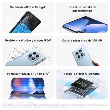 XIAOMI REDMI NOTE 15 4G LTE 6GB + 128GB MORADO - 5