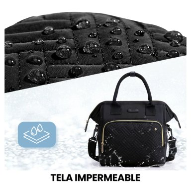 TOURIT LONCHERA TE RMICA 16 LATAS 10L IMPERMEABLE NEGRO - 8