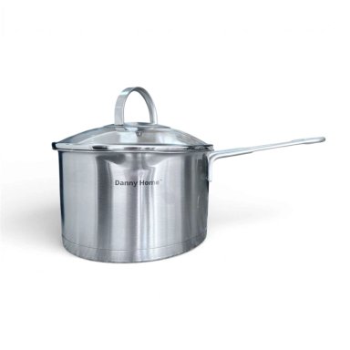 OLLA CACEROLA ACERO INOLXIDABLE CON MANGO Y TAPA 1.5LTS - 1