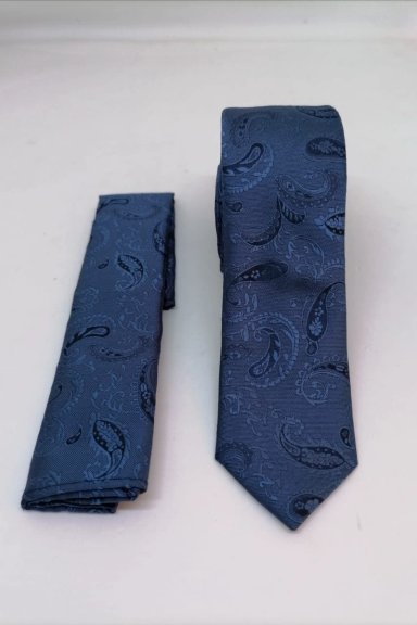 CORBATA Y PAÑUELO UA-KIPA 100% MICROFIBRA - 2