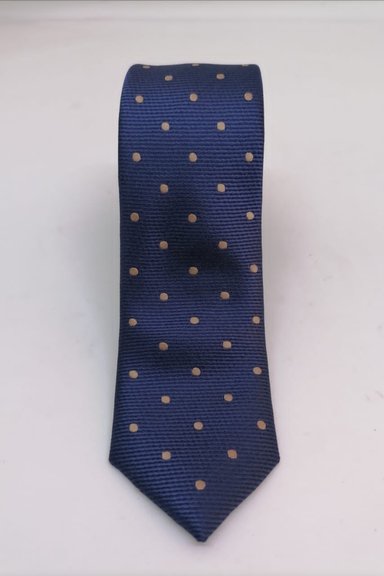 CORBATA MICROFIBRA UA-KIPA AZUL CON PAÑUELO - 4