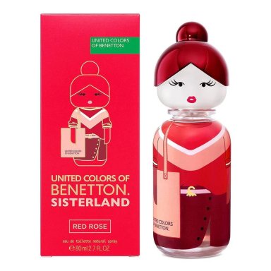 PERFUME BENETTON SISTERLAND RED ROSE MUJER EDT 80 ML - 1