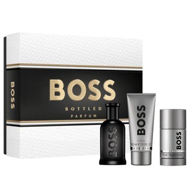 HUGO BOSS BOTTLED PARFUM ESTUCHE 100ML+GEL 100ML+DESODORANTE BARRA 75ML - 1
